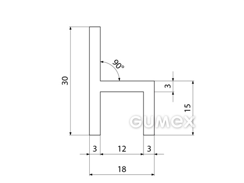 SILIKONPROFILE H-FORM